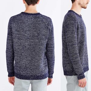 UO O’Hanlon Mills Calhoun Marled Navy Sweater